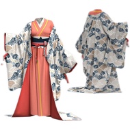 Marvelous Designer Clo3D Kimono outfit Japanese Kimono Engineering Files