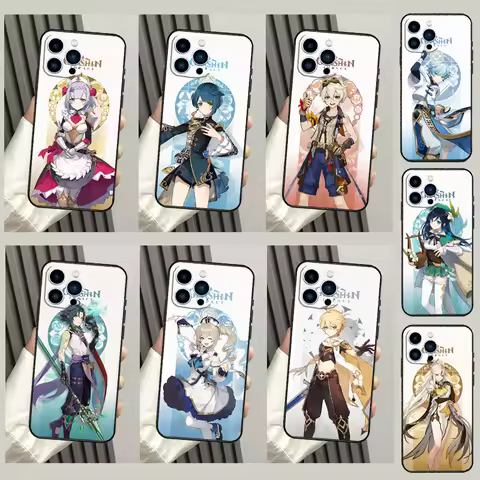 Genshin Impact Game Case For Oppo A16 A76 A96 A60 A40 A80 A18 A38 A58 A78 A98 A15 A54 A74 A94 A17 A5