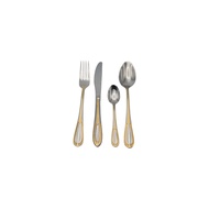 Equinox 24Pcs Cutlery Set For 6 Person - Lustra Gold