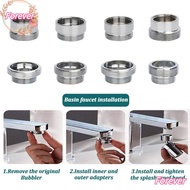 FOREVER Faucet Adapter Set, 18/20/22/24mm To 22mm Metal Water Filter Adapter,  With Washer Faucet Co