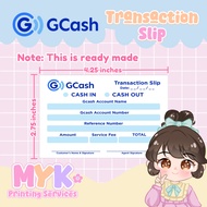 Gcash Transaction Slip / Gcash Cash In & Out Form