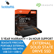 Seagate Firecuda Portable Gaming SSD USB-C NVMe Gaming External Solid State Drive (500GB/1TB/2TB)