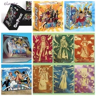 ELMER One Piece Collection Cards, Anime One Piece Trading Game TCG Booster Box Game Cards, Rare Luffy Sanji Nami TCG One Piece Booster Pack Birthday Gift
