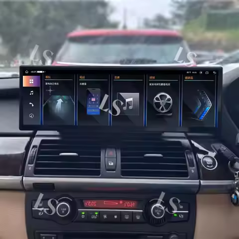 14.9" Android14 For BMW X5 E70 X6 E71 Wireless Carplay Android Auto Car Multimedia Player Navigation