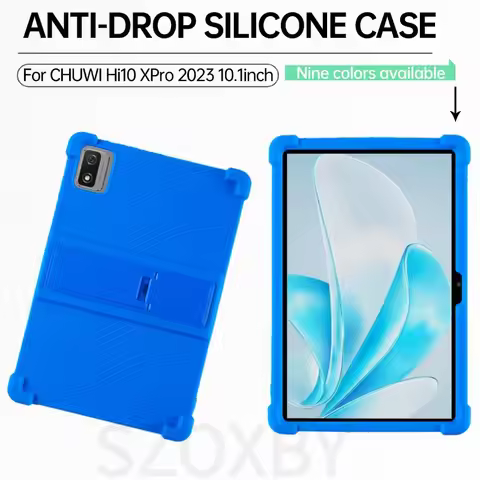 For CHUWI Hi10 XPro 2023 10.1' Tablet Case Shockproof Cover Soft Android 13 Tablet Silicon Stand Pro