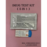 POC 3 in 1 and 5 in 1 Drug Urine Test Strips DOA    (KKM - MDA Approved)