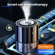 WWTD_ Car Aromatherapy Diffuser Car Essential Oil Diffuser with Projector Portable Car Air Freshener Aroma Diffuser with Projector Auto On/off Essential Oil Odor for Southeast
