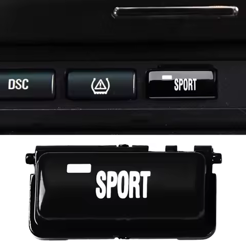 I/O VO Button Cover Trim Sticker Steering Wheel for BMW 3 Series E46 M3 1998-2004 Sport Mode Switch 
