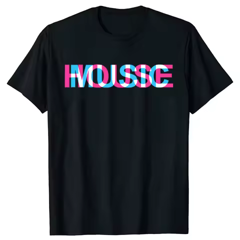 House Music EDM Rave DJ T Shirt Graphic Cotton Streetwear Short Sleeve Dj Electronic Dance Music Bir