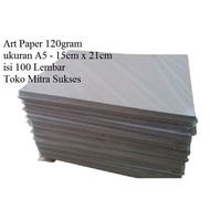 A5 100 Sheets Art Paper 120gram A5 Art Card