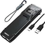 NiteCore EDC23 - EDC23 Saber Ultra Slim Pocket EDC Flashlight -2500 Lumens W/Eco-Sensa USB C Chargin