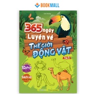 Book 365 days to practice drawing Animal World - Volume 1 - Megabooks [HCMC Bookstore-731]