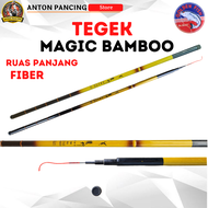 Tegek Golden Fish Jade / Magic Bamboo | 180 210 240 270 450 540 Cm Ruas Panjang Lentur |