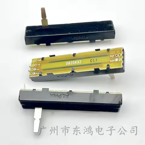 1 pcs Taiwan ALPHA DJM Mixing Console S7 73mm straight slide rail potentiometer single B20K axis len