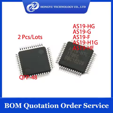 2 Pieces AS19-HG AS19-G AS19-F AS19-H1G AS19-HF AS19HG AS19G AS19F AS19H1G AS19HF AS19 Chips