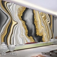 Wallpaper Custom 3D Marble Wallpaper Dinding Marmer Wallpaper Sticker