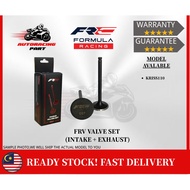 FRC FORMULA RACING VALVE SET KRISS110  24/28mm 25/29mm 26/30mm IN + EX INTAKE EXHAUST 1 SET 2PCS