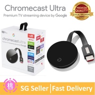 Google Chromecast Ultra 4K Streaming Device ( Free Travel Adapter )