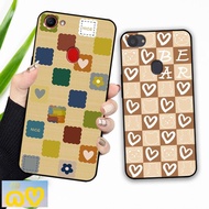 Oppo F5 / F5 Youth / Oppo F7 Case With Heart caro Print, Cute bear bear As Italy