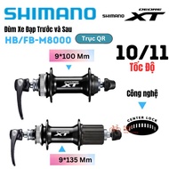 Shimano DEORE XT HB/FH M8000 Bicycle Hub/ Hub Hub Hub Hub 32 Holes Qr 9x135mm 10/11 Speed for MTB