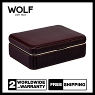 WOLF1834 รุ่น Bella Medium Jewellery Box (Bordeaux)