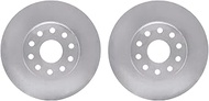 Dynamic Friction Company Rear Brake Rotors 6002-76058