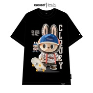 Unisex LABUBU cute Skateboard T-Shirt S-5XL cotton T-Shirt For Men And Women