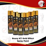 Bosny KT Gold Effect Spray Paint Gold Spray Paint Metallic Gold Colors Chrome Mirror Chrome Finish