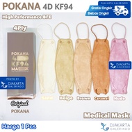 Masker POKANA 4D KF94 Masker Medis 4ply Original Pokana
