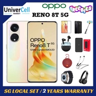 OPPO Reno 8T 5G | 8GB+128GB | Local Set With 2 Year Official Warranty | Free Oppo Enco Buds 2 Earbuds, Powerbank, Bluetooth Speaker, Smart Watch, Boom Headphone, Selfie Stick, Tempr &amp; cover, etc.