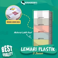 Plastic Wardrobe Multipurpose Plastic Drawer Wardrobe 5 Layers