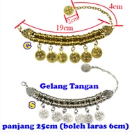JA2402 🇲🇾 Gelang Tangan / Kaki Besi tradisional DIY Bidayuh Iban Costume Accessories Metal Bracelet 