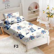 cadar stitch bedsheet super single 1000 threads cotton set 3 in 1