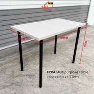 [Ready Stock] Multipurpose Study Table/Study Desk/Writing Table /Meja Belajar/Putih/White/Console Ta