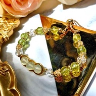 【訂製款 06】橄欖石 | 同人水晶 DIY設計手鏈