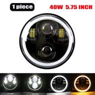 5.75 Inch LED Headlight 40W 5 3/4"LED DRL Headlights For Harley Sportster 883 XL883 883R XL883R