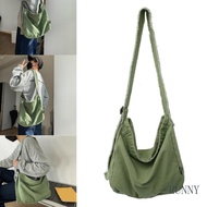 RUNNY Women Grunge Bag Canvas Messenger Bag Large Capacity Shoulder Bag Casual Bag