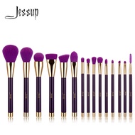 Colorful set  Purple/Darkviolet 15Pcs T114/เซ็ตแปรงแต่งหน้า 15ชิ้น