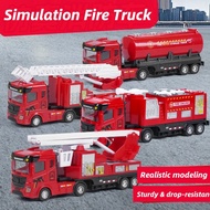 ⭐Ready Stock ⭐27cm Large size Fire truck Fire Engine Ladder Truck Simulation car Simulation Scenario