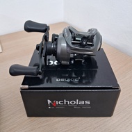 DEUKIO Nicholas DC PRO BUNYI ZING MESIN PANCING BC BAITCASTING REEL FISHING DRAG CLICKER CAST