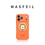 MASFEIL | เคสซิลิโคนเหลวพร้อมขาตั้งสำหรับ iPhone 17 Pro Eo1 น่ารักและหรูหรา