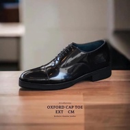 502-1 👞 Arcobareno Oxford Cap-Toe EXT 10 CM Oxford Shoe  รองเท้า oxford ชาย หนังวัวแท้ สำหรับงานทางก