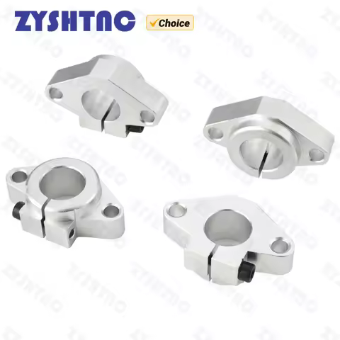 4pcs SHF8 SHF10 SHF12 SHF13 SHF16 SHF20 SHF25 SHF30 SHF35 linear Rod rail shaft support CNC Router3D