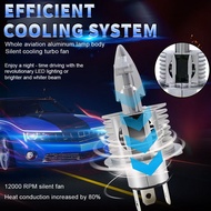 160W 22000LM H4 CAN-BUS LED Headlight Malaysia - 6000K High Brightness IP68 Waterproof Car Headlight