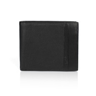 [ELLE HOMME] ELLE Simple 3 Cards 1 Pane Short Clip/Wallet/Men's Clip (Black)