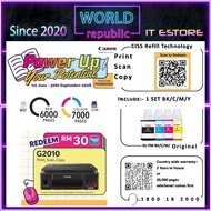 CANON PIXMA G2010 ALL IN ONE TANK PRINTER - Print Scan Copy - GI790BK GI790C GI790M GI790Y