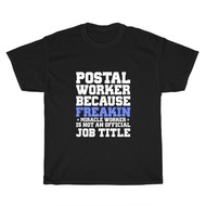 Postal Worker Miracle Worker Funny Mailman Postman Post Office T-Shirt New