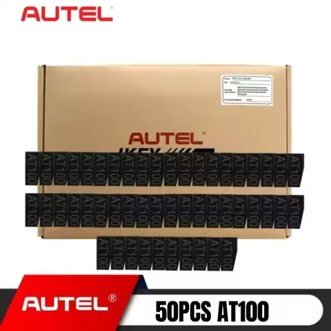 50PCS 2025 AUTEL AT100 Super Transponder Chip Compatible IM508S, IM608II, KM100, KM100E, IM608 PRO, 