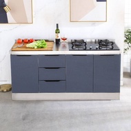 Stainless steel cabinet simple assembled stainless steel stove cabinet kitchen meal cabinet locker