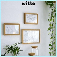 WITTE Photo Frame, Rotatable Changeable Wooden Kids Art Frame, Creative Wall Decoration Family Portr
